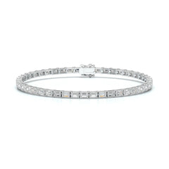 6.75 CT Emerald Cut Diamond Tennis Bracelet Jama Jewels