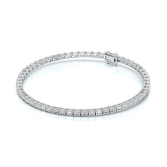 3.85 CT Emerald Cut Diamond Tennis Bracelet Jama Jewels