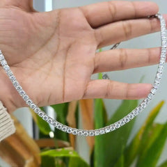 26.35 CT Lab Diamond Tennis Necklace (Ready for Delivery)