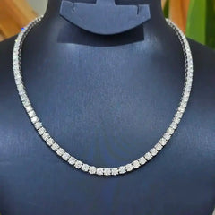 26.35 CT Lab Diamond Tennis Necklace (Ready for Delivery) Jama Jewels