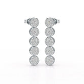 1.92 CT Diamond Designed Wedding Earrings - Jama Jewels