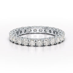 1.75 CT Full Classic Round Lab Diamonds Engagement Ring - Jama Jewels