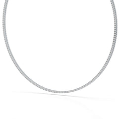 4.61 Carat Diamond Line Necklace