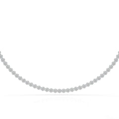 3.8 CT Lab Diamond Tennis Necklace Jama Jewels