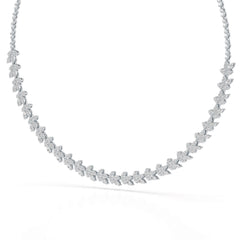 5.14 CT Marquise Shape Lab Grown Diamond Necklace
