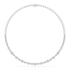 4.53 CT Marquise Cut Lab Diamond Necklace