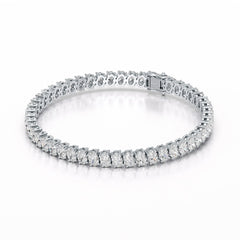 11.70 CT Oval Lab Grown Diamond Tennis Bracelet