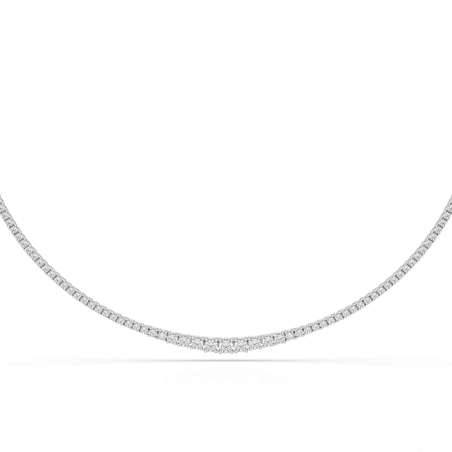 6.35 CT Riviere Necklace - Jama Jewels 