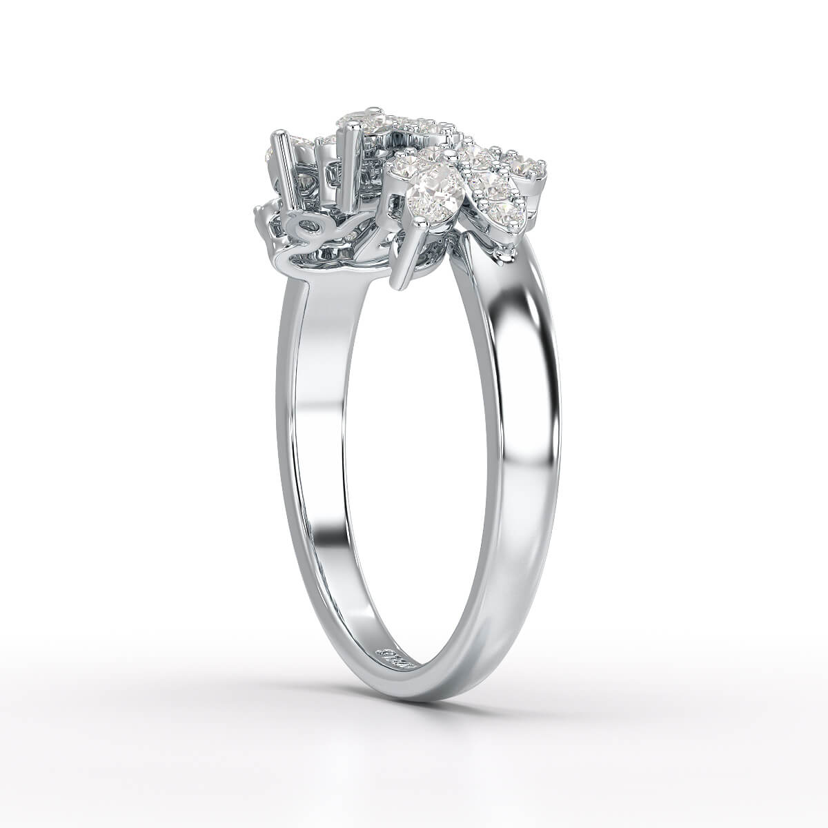 0.51 CT Marquise Cut Lab Diamond Ring