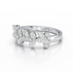 0.51 CT Marquise Cut Lab Diamond Ring