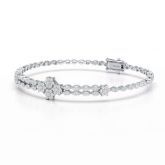 1.12 CT Classic Lab Diamond Designer Bracelet