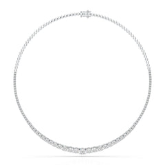 9.35 Carat Lab-Grown Diamond Riviere Necklace - Jama Jewels 