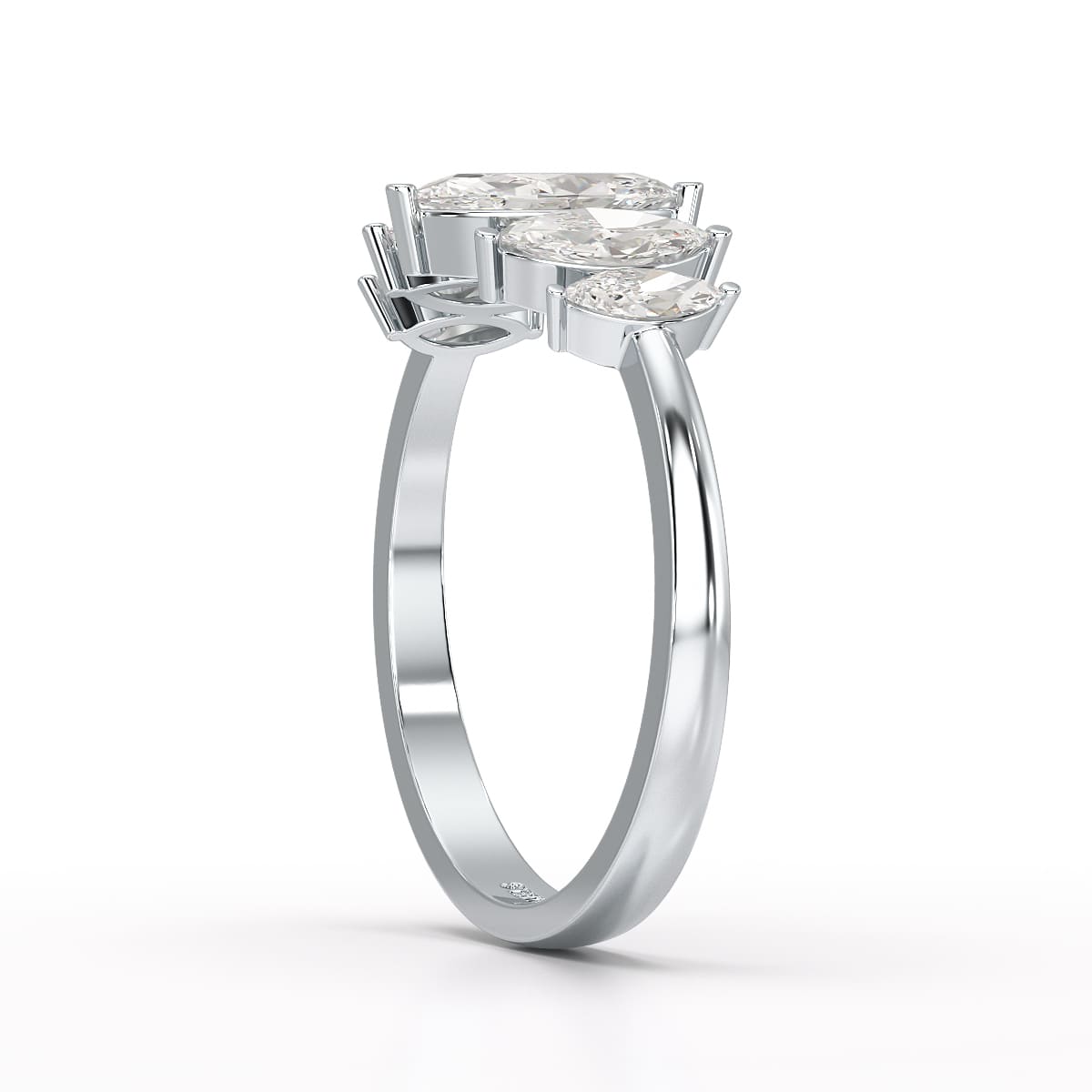 0.98 CT Marquise Lab Diamond Ring