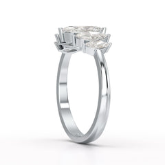 0.98 CT Marquise Lab Diamond Ring