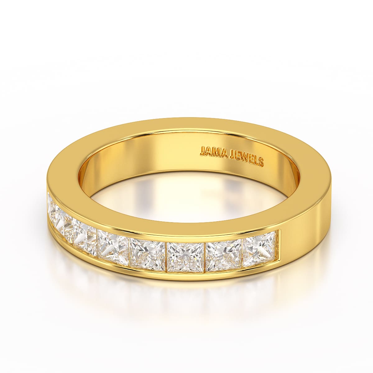 1.07 CT Princess Cut Lab Diamond Ring