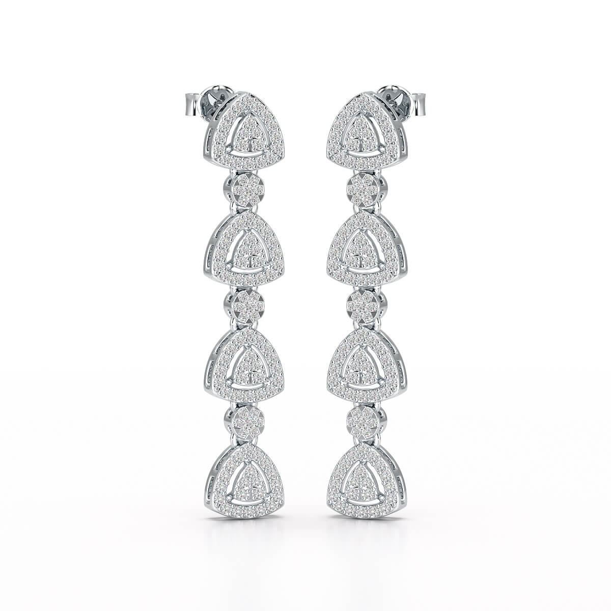 1.11 CT Lab Diamond Drop & Dangle Earring