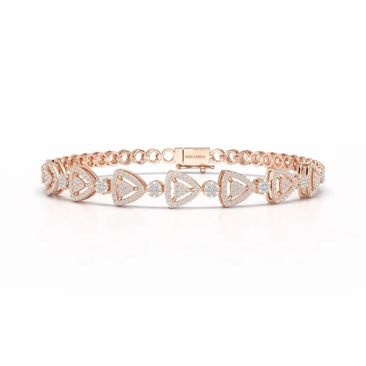 1.14 CT 18KT Lab Diamond Classic Women's Bracelet