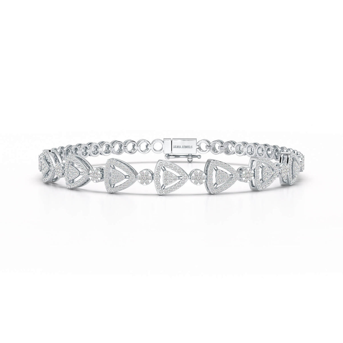 1.14 CT 18KT Lab Diamond Classic Women's Bracelet