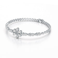 Baguette Cut 1.17 CT Lab Diamond Bracelet