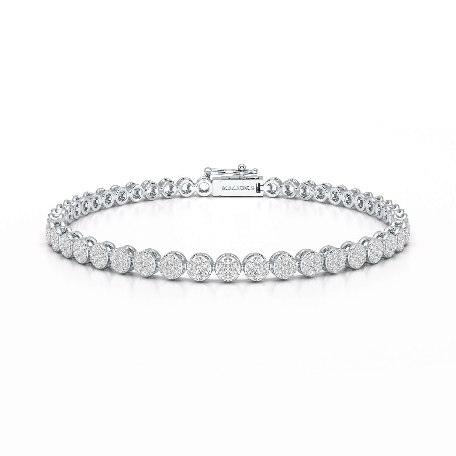 1.29 CT 18KT Lab Diamond Tennis Bracelet