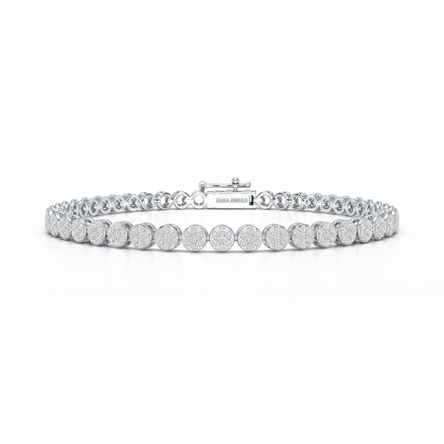 1.29 CT 18KT Lab Diamond Tennis Bracelet