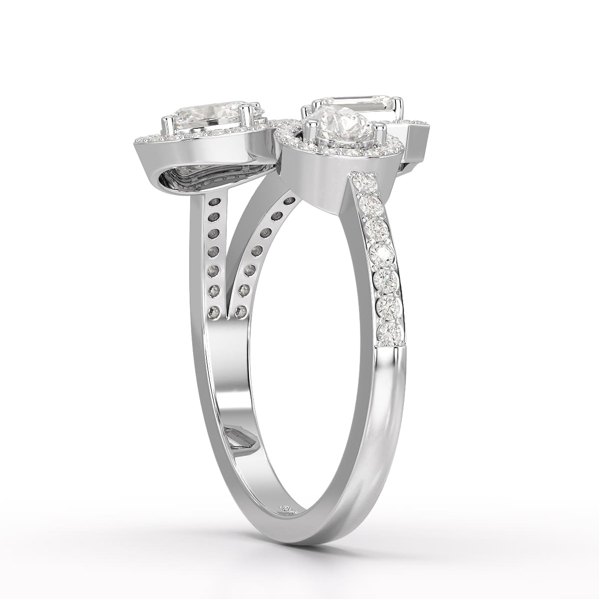 2.23 CT Lab Diamond Halo Ring