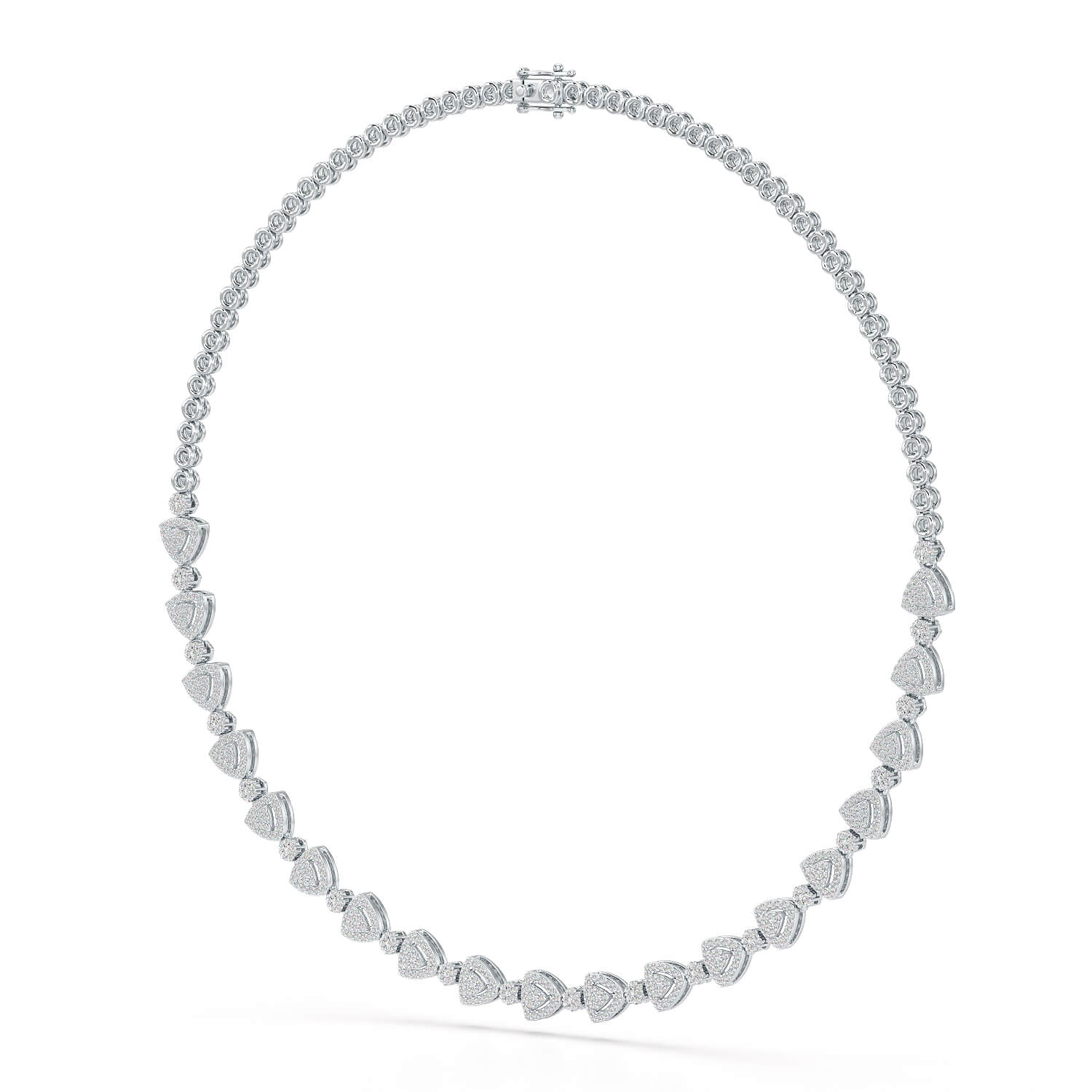 2.66 Carat Lab Grown Diamond Necklace