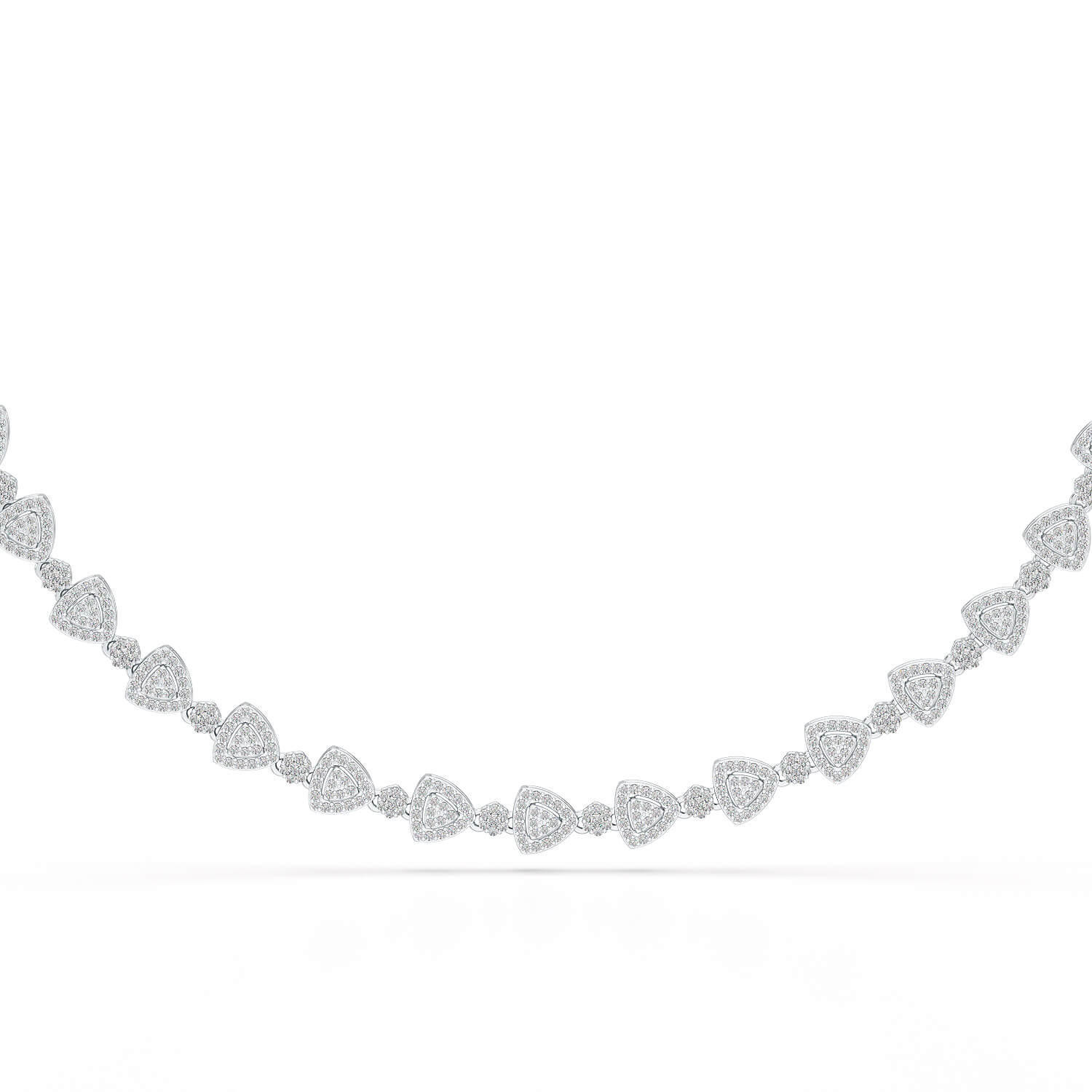 2.66 Carat Lab Grown Diamond Necklace