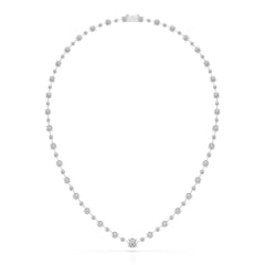 23.28 CT Lab Diamond Round Necklace