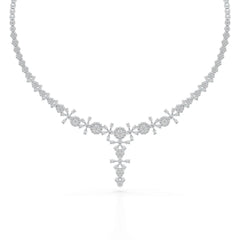 3.85 CT Lab Grown Diamond Drop Necklace