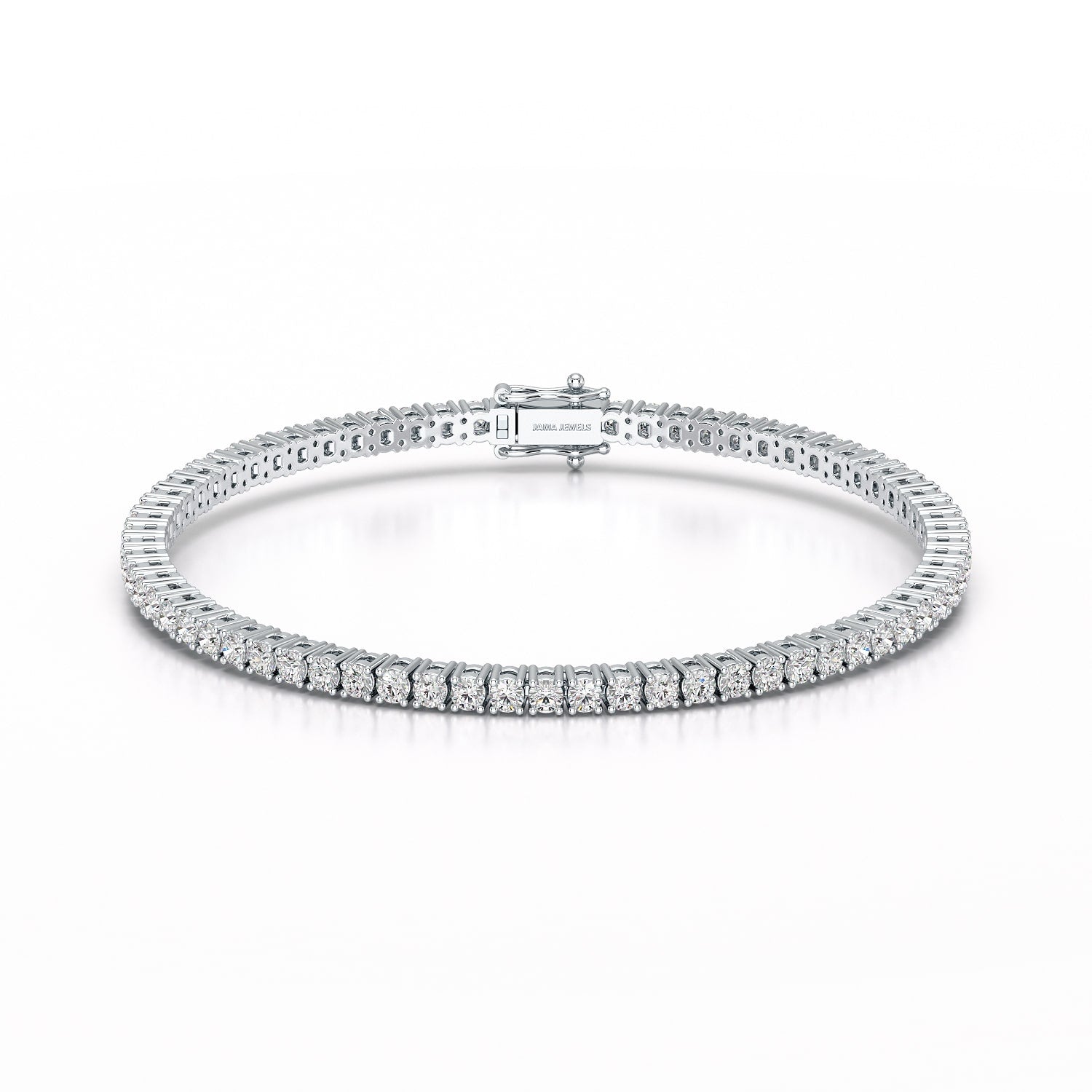 4.5 CT Round cut Lab Diamond Tennis Bracelet