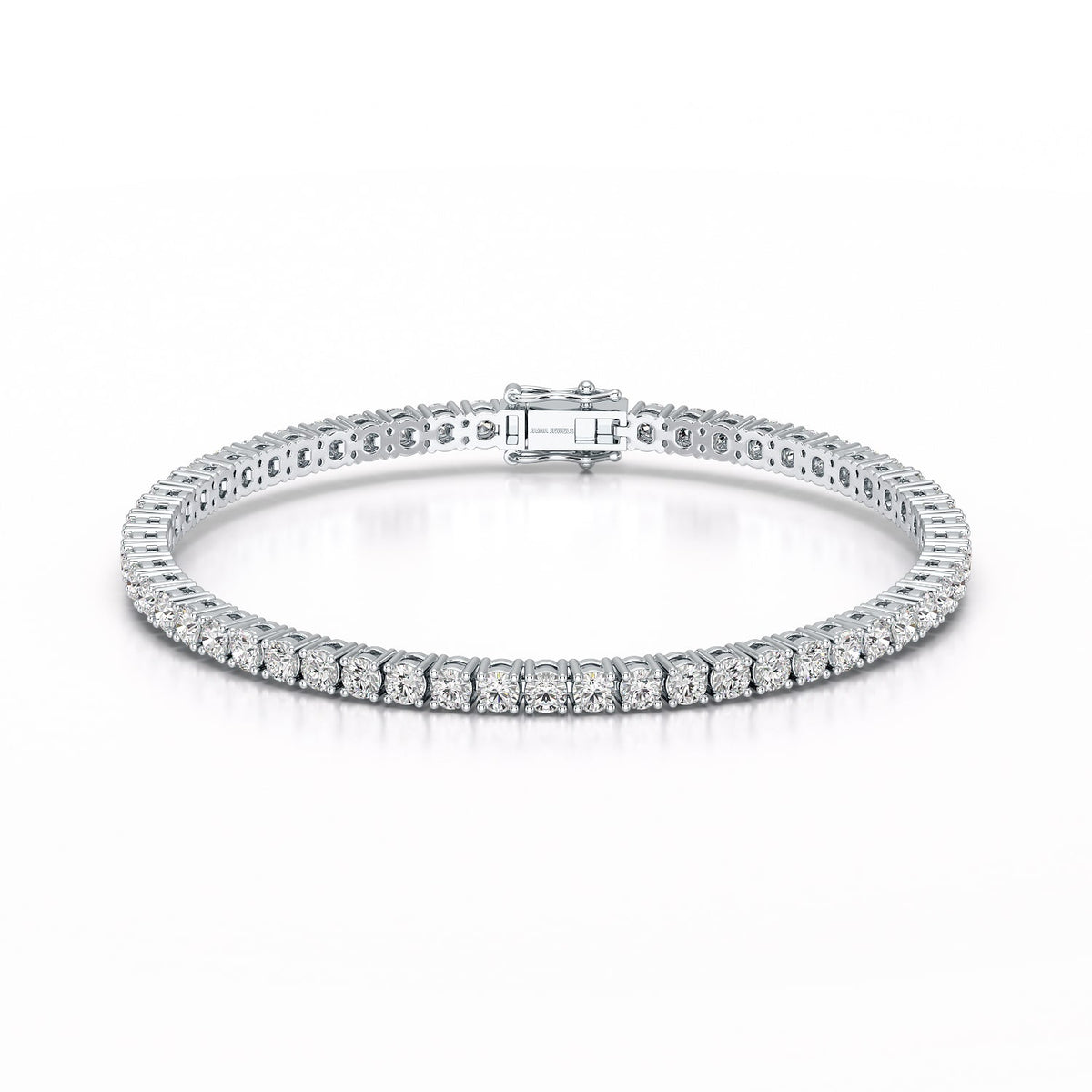 5.5 CT Round cut Lab Diamond Tennis Bracelet