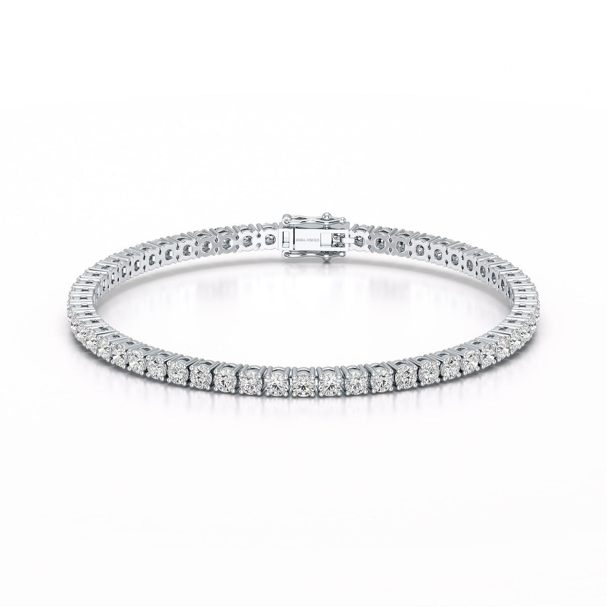 6.5 CT Round cut Lab Diamond Tennis Bracelet