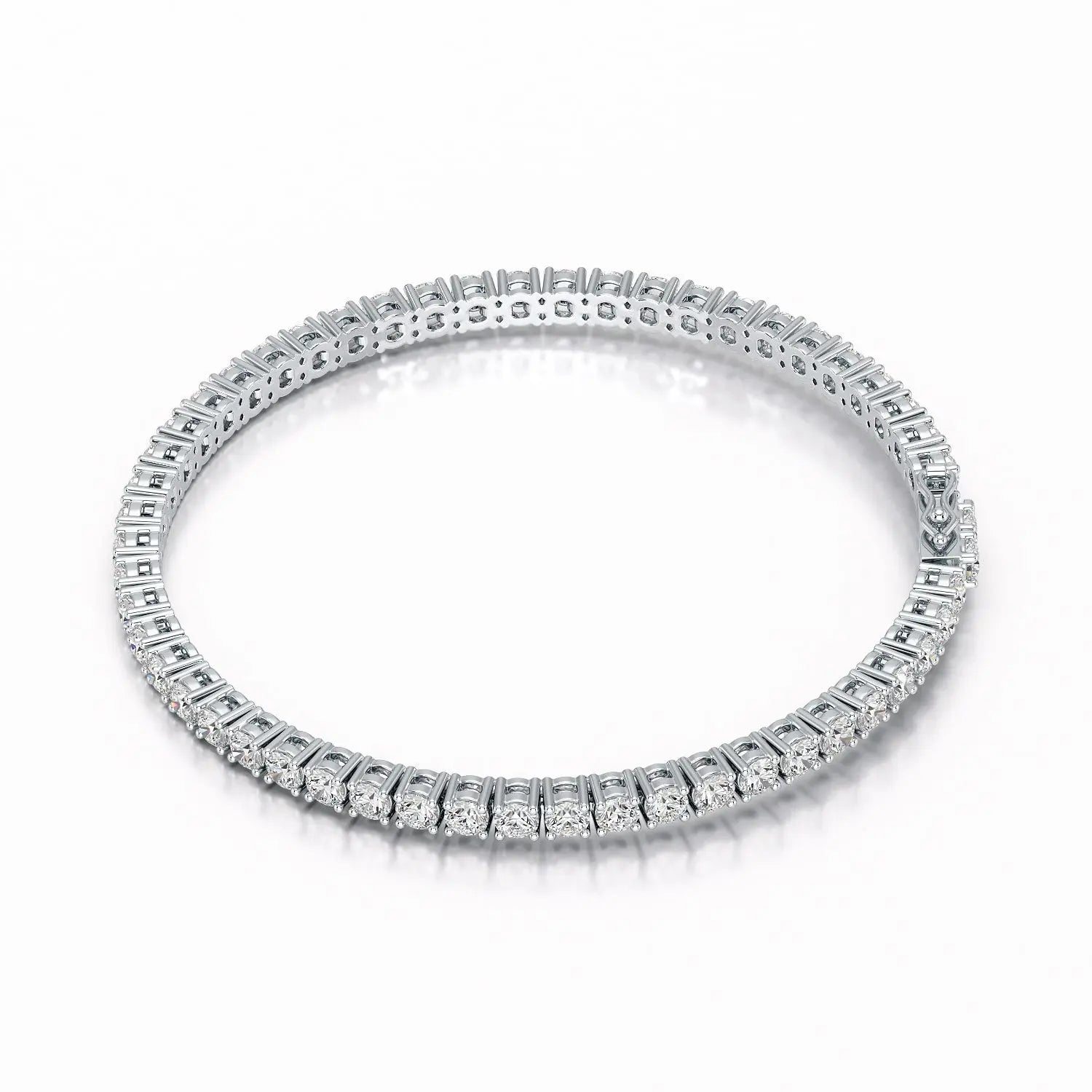 7 CT Round cut Lab Diamond Tennis Bracelet