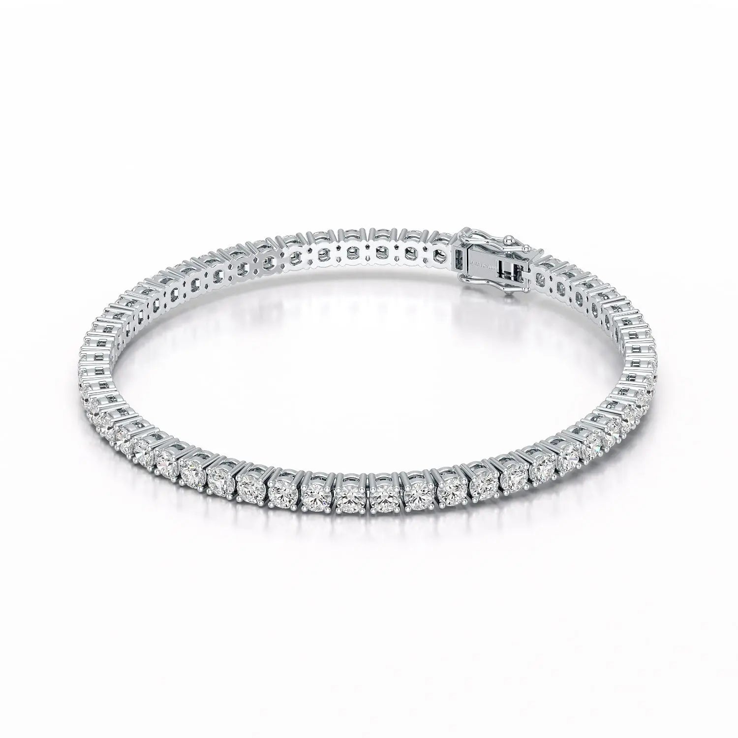 7 CT Round cut Lab Diamond Tennis Bracelet