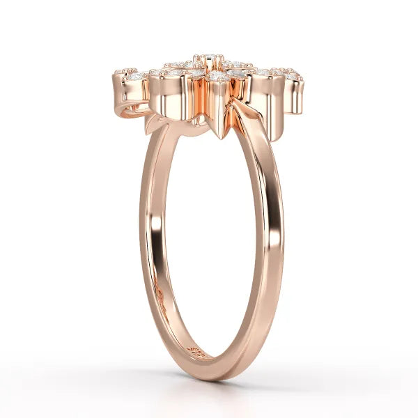 Baguette Cut 0.5 CT Lab Diamond Ring