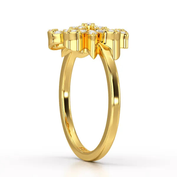 Baguette Cut 0.5 CT Lab Diamond Ring