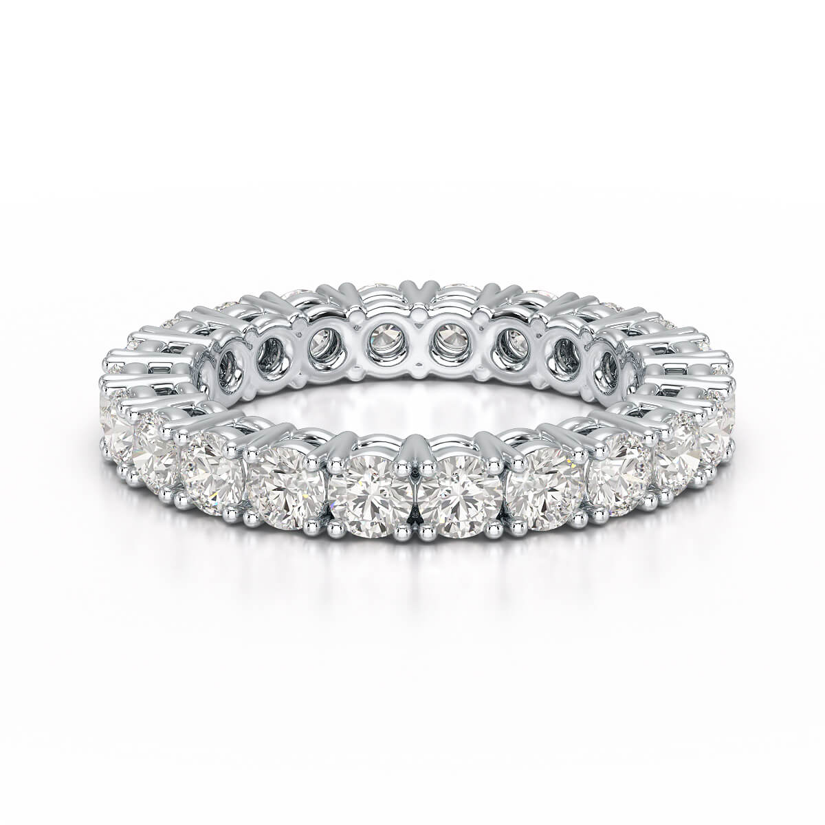 Classic Round 2.17 CT Lab Grown Diamond Ring