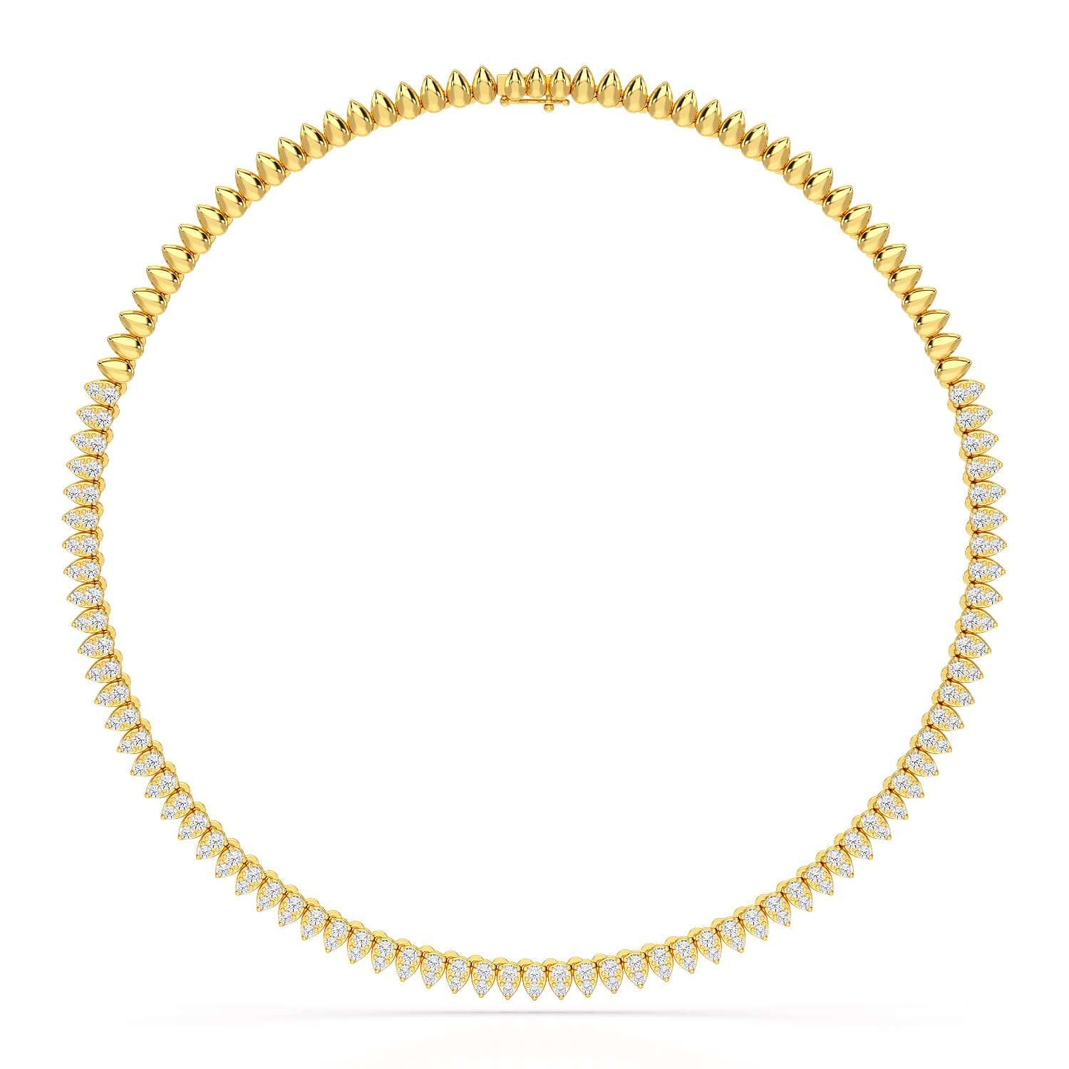 Classic Lab Diamond 4.62 Carat Tennis Necklace