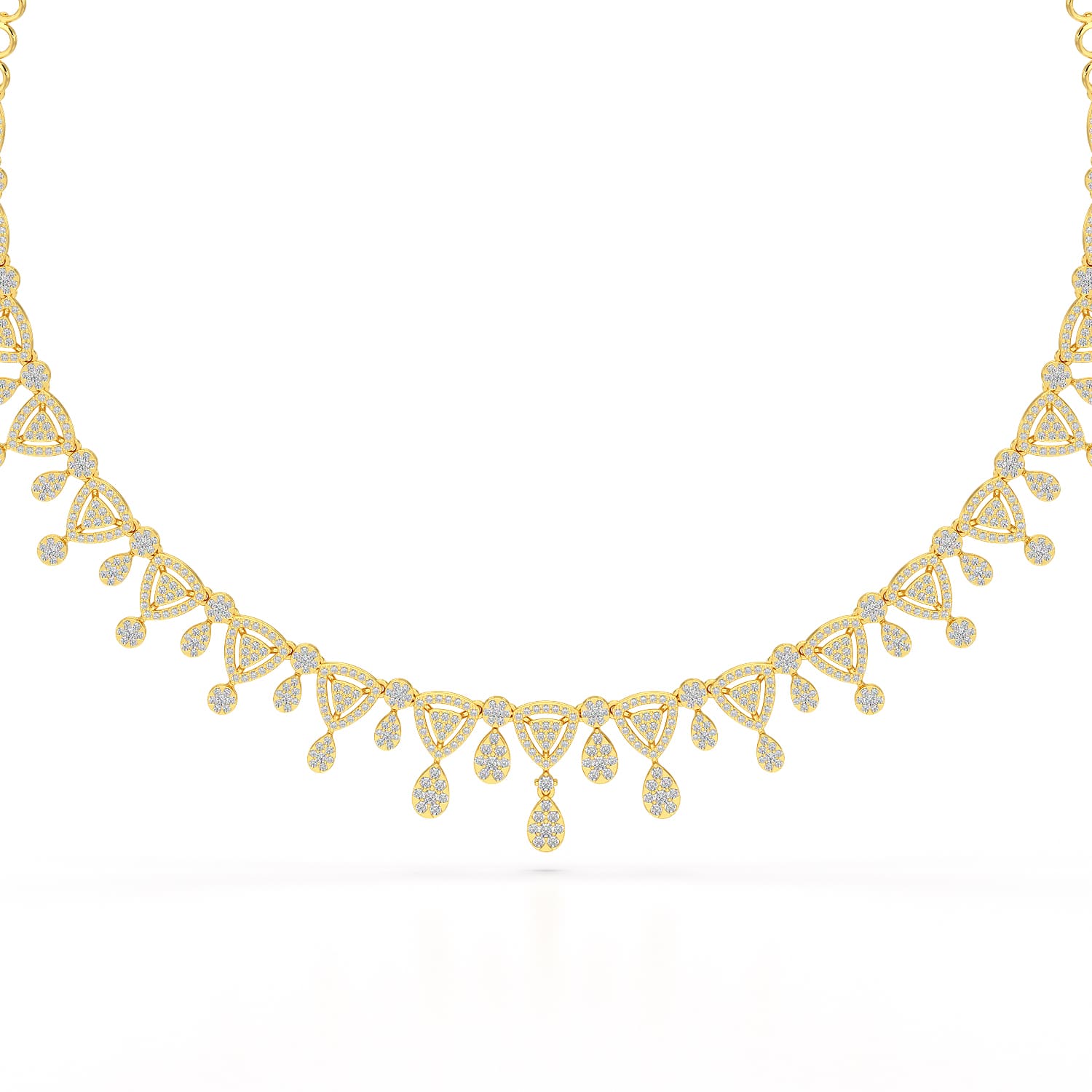 5 CT Lab Grown Diamond Bridal Necklace