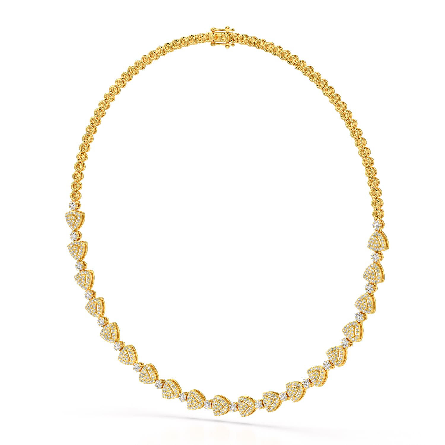 2.66 Carat Lab Grown Diamond Necklace