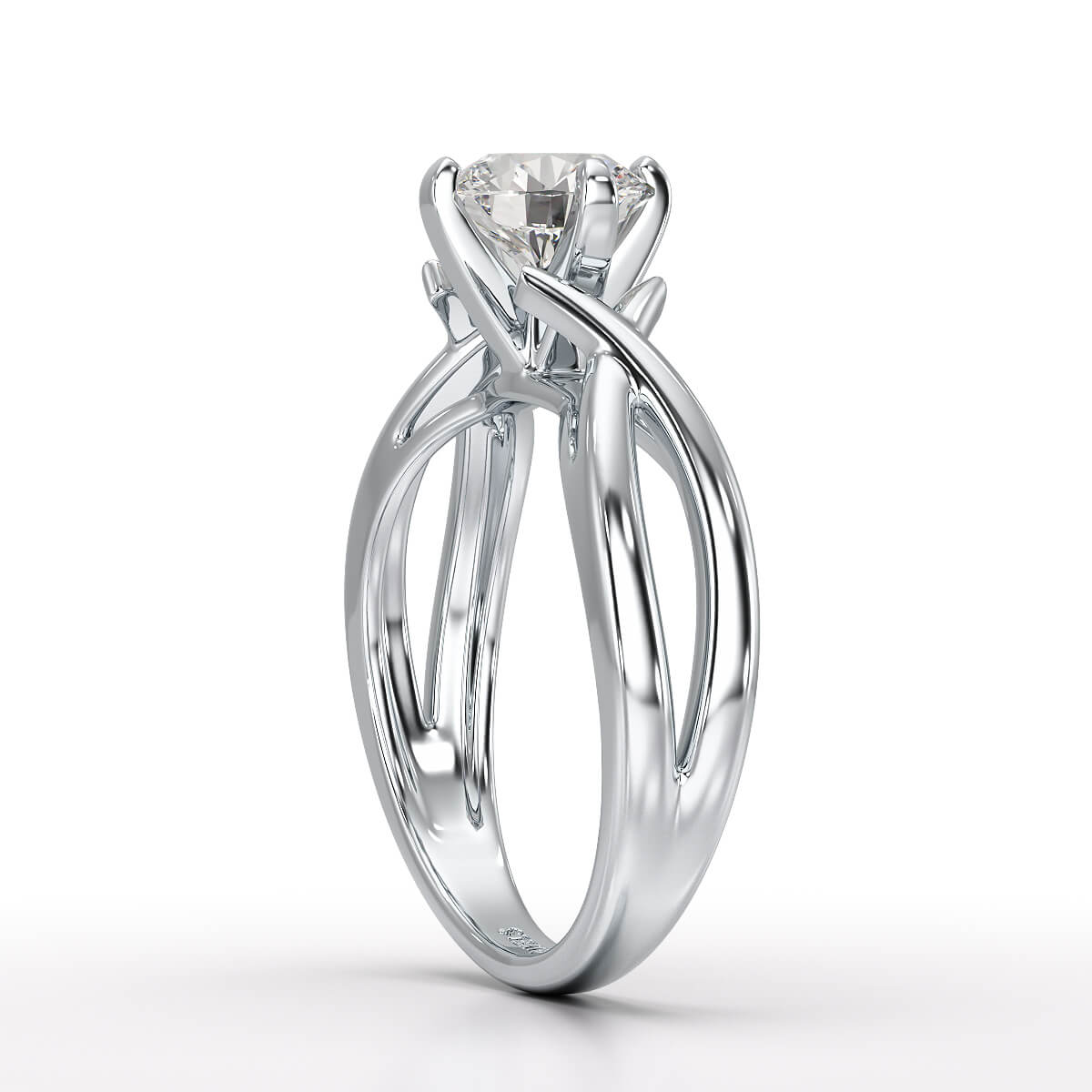 1 CT Solitaire Lab Diamond Engagement Ring - Jama Jewels 