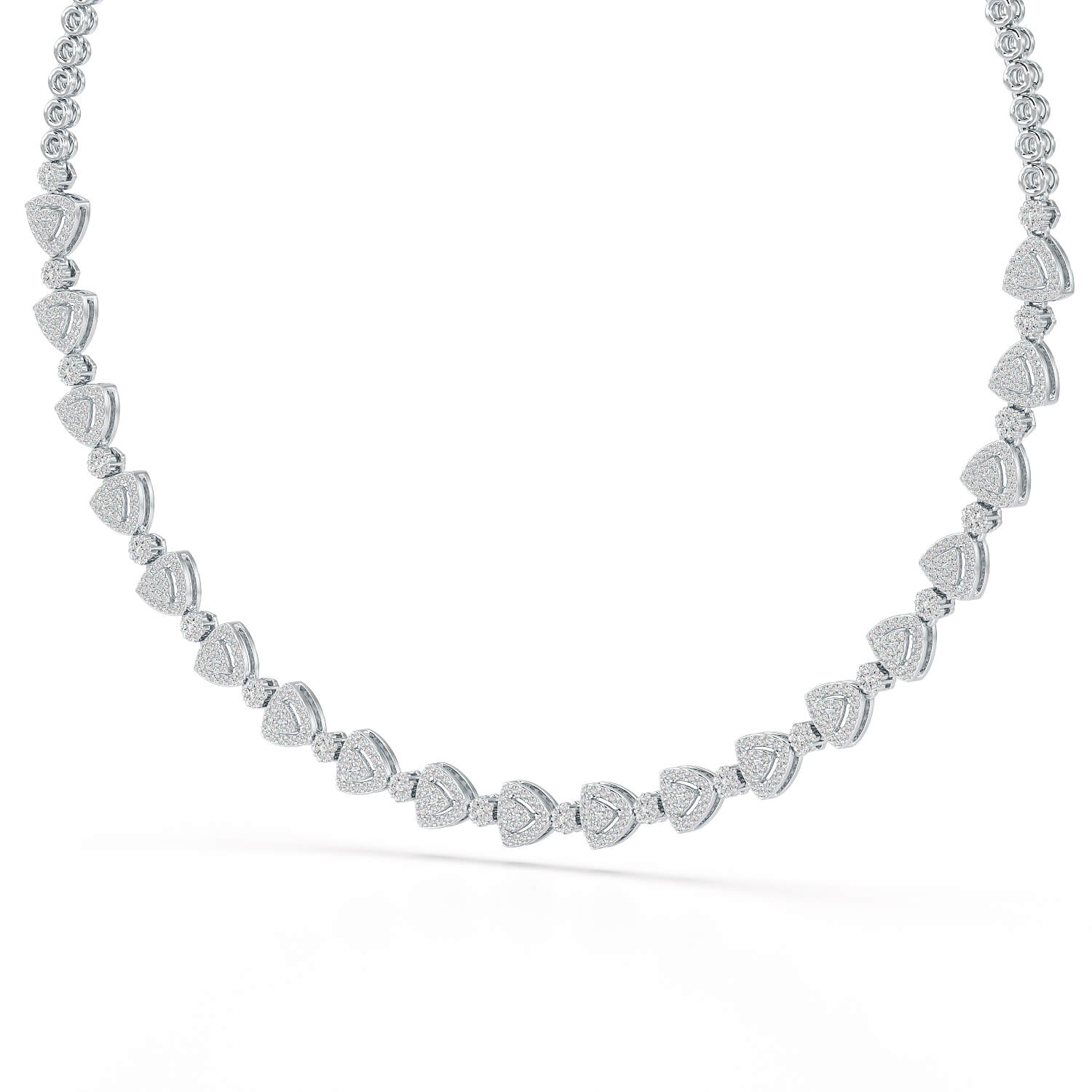 2.66 Carat Lab Grown Diamond Necklace