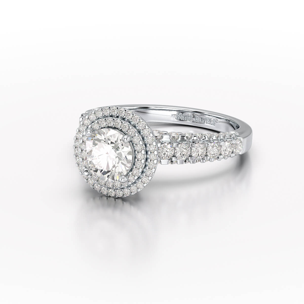 2.3 CT Lab Diamond Engagement Ring - Jama Jewels 