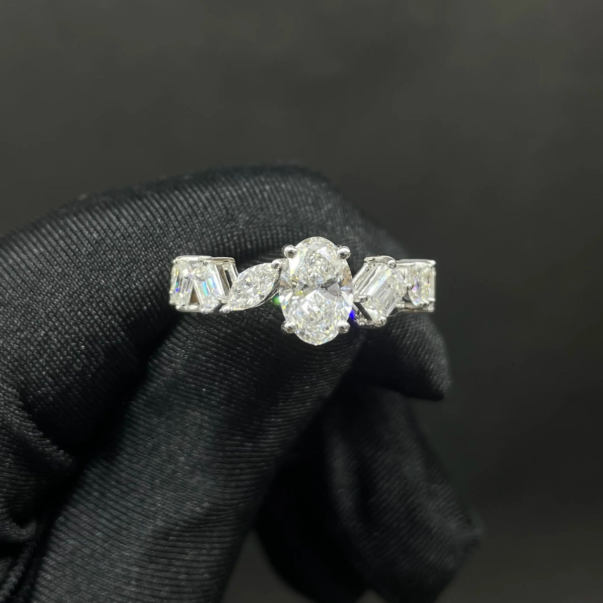 2.23 CT Oval Cut Lab Diamond Ring (Ready for Delivery)