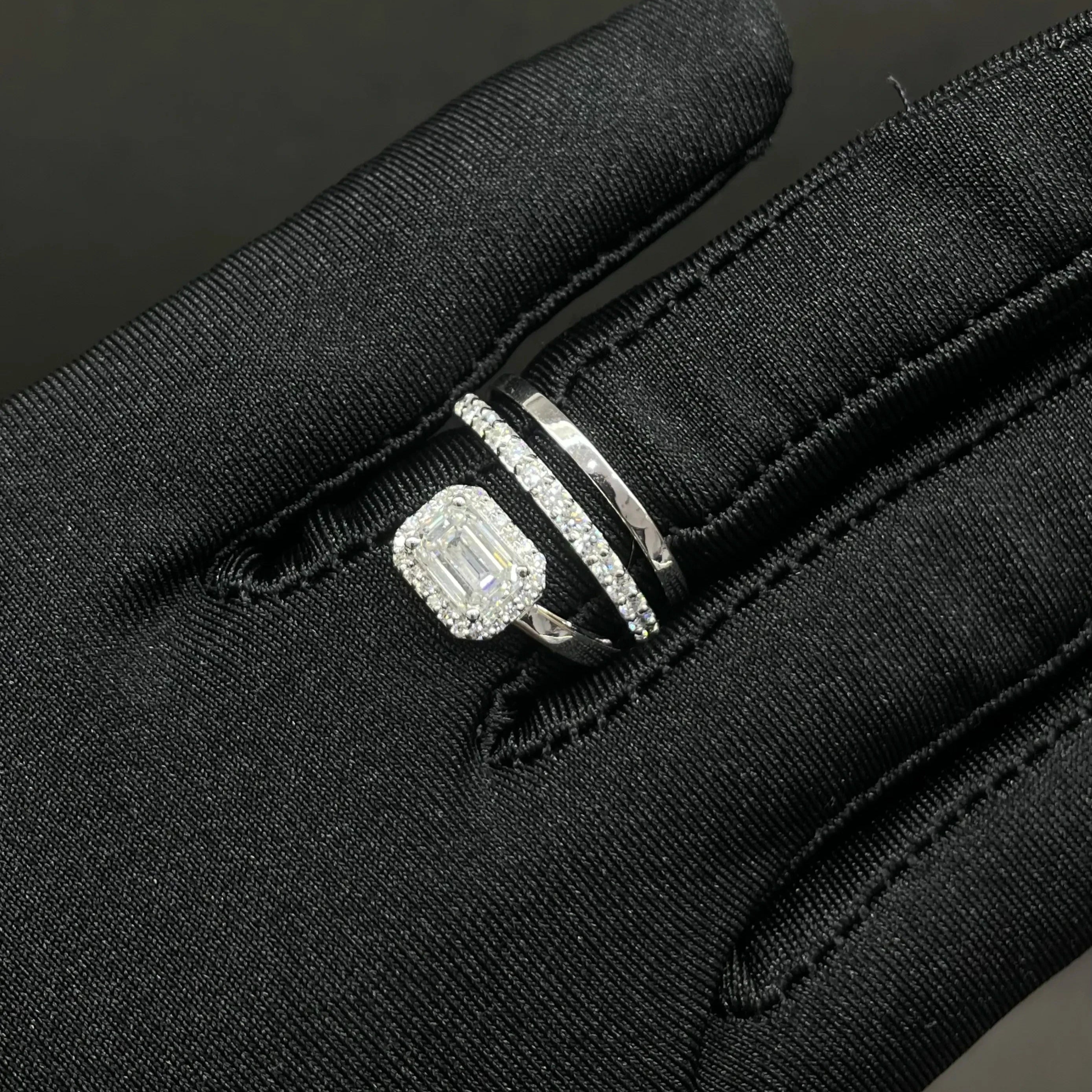1.49 CT Emerald Cut Lab Diamond Ring (Ready for Delivery)