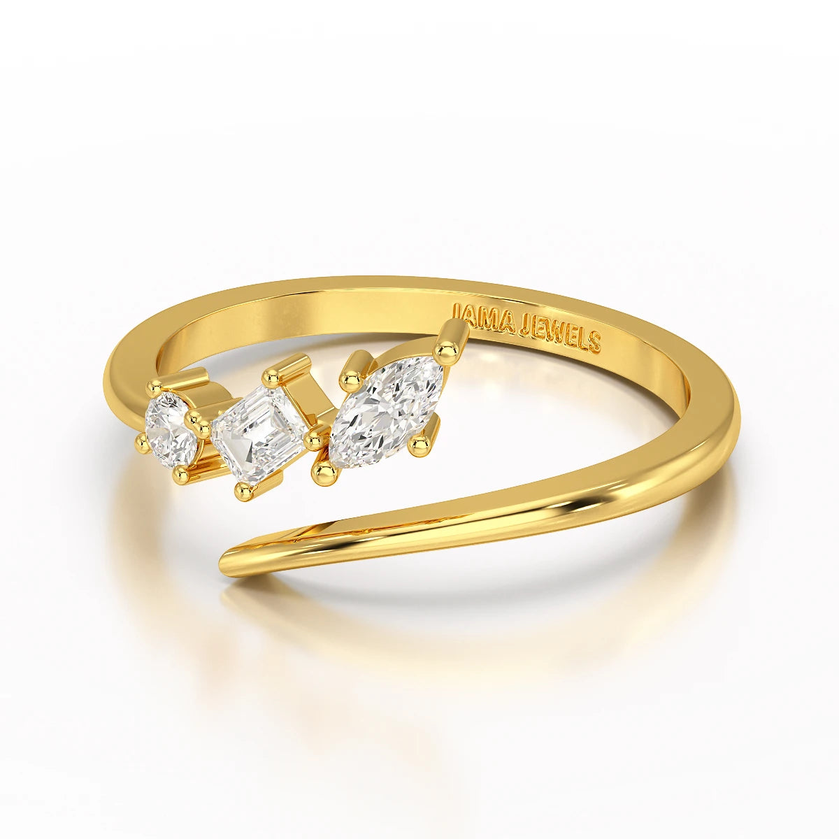0.2 CT Multi Shape Lab Diamond Ring