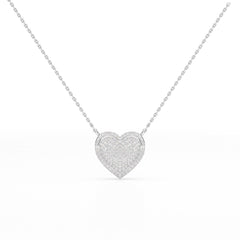 1.67 CT RoundCut Lab Diamond Chain Pendant