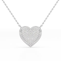 1.67 CT RoundCut Lab Diamond Chain Pendant