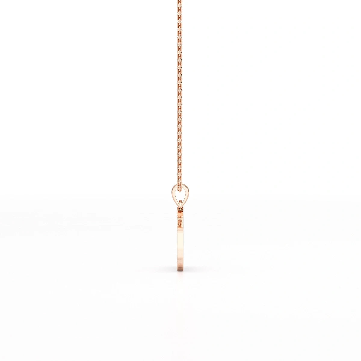 1.1 CT Lab Diamond Allah Named Chain Pendant